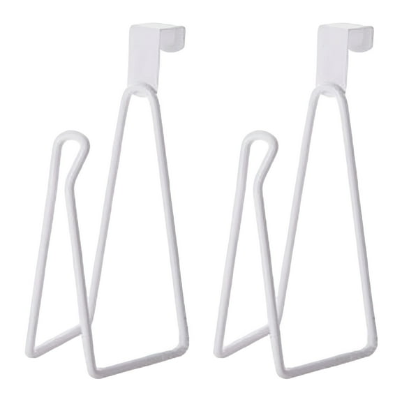 LAMIRO Over The Tank Toilet Paper Holder,2 Pack Black Toilet Paper Roll Holder Stand,Metal Tissue Holder for Bathroom Organizers and Storage