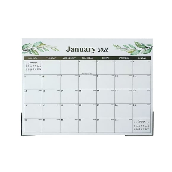 Bwiyojiz Décoration Maison Décorations de Noël Décoration 2026-2027 Calendrier Magnétique pour Réfrigérateur de Janvier 2026 à Juin 2027 pour Personnages et Organisation, Cadeaux pour Sœurs, Multicolore