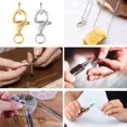 thumbnail image 6 of Lancharmed 14K Gold Plated Circle Lobster Clasp 6Pcs Necklace Jewellery Clasp Necklace Extenders for Women Gifts for Friends Women, 6 of 7