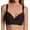 BLACK SWIRL PATTERN, variant on Women's Comfort Revolution Wireless Bra - Style DF3463