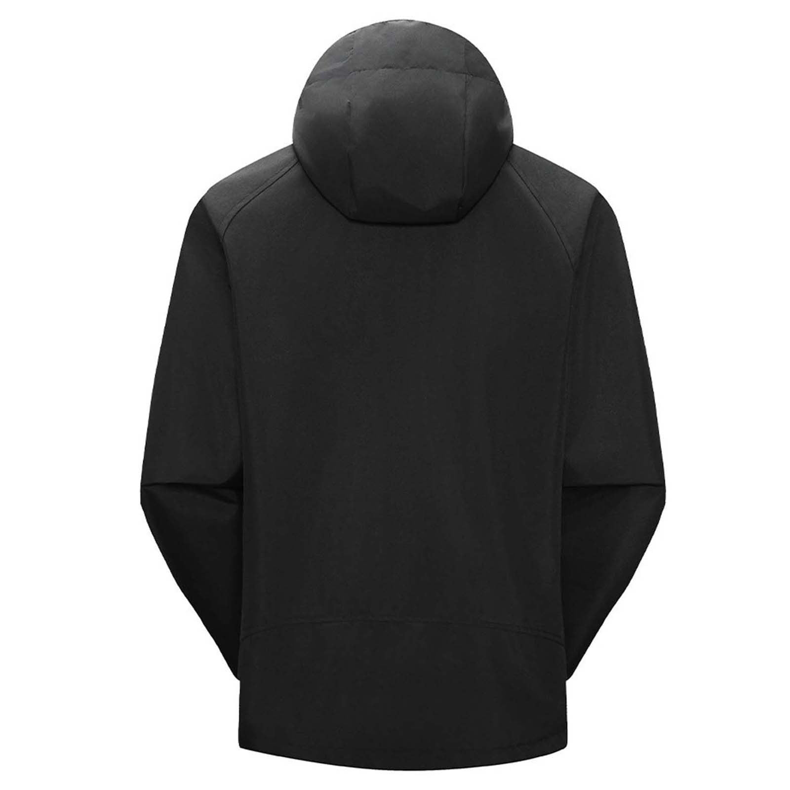 Fjofpr Jackets for Men Clearance Men's Thin Jacket Casual Sports Windbreaker Long Sleeve Hooded Casual Outwear Jackets