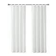 thumbnail image 2 of Mainstays Light Filtering Tab Top Curtain Panel Set, Set of 2, White, 37" W x 84" L, 2 of 5
