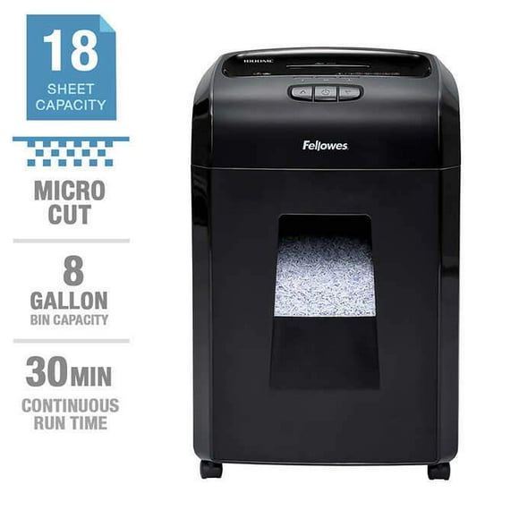 Fellowes Destructeur de Documents Microshred 1800MC