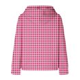 thumbnail image 7 of Mercatoo Kids Loose Tops Girls 𝗛oodie Cute Plaid Long Sleeve Fashion Sweatshirts Lightweight 𝗛oodie with Pockets, 7 of 7