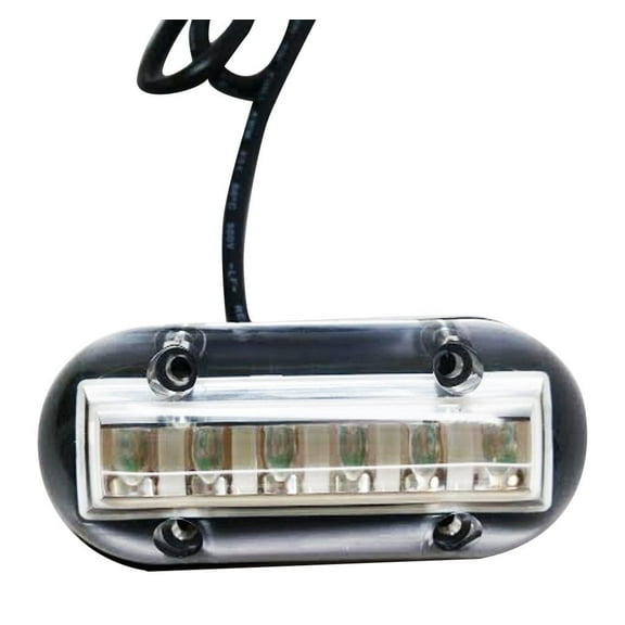Pactrade Marine Boat Ocean Bright Underwater Blue Accent Light Surface Mount 6 LED, 12V