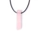 thumbnail image 1 of Collares con colgante de piedra Natural de cristal para mujeres y hombres, cadena de cuerda negra, forma geométrica Irregular, regalo de joyería de fiesta, moda, 1 of 4