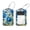 multicolored 3, variant on 2 Pcs Luggage Tags, Blue Rose Rustic Wood Plank Privacy Cover ID Label with Stainless Steel Loop and Address Card for Travel Bag Suitcase