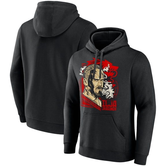 Men's Black Ilja Dragunov Unbesiegbar Pullover Hoodie