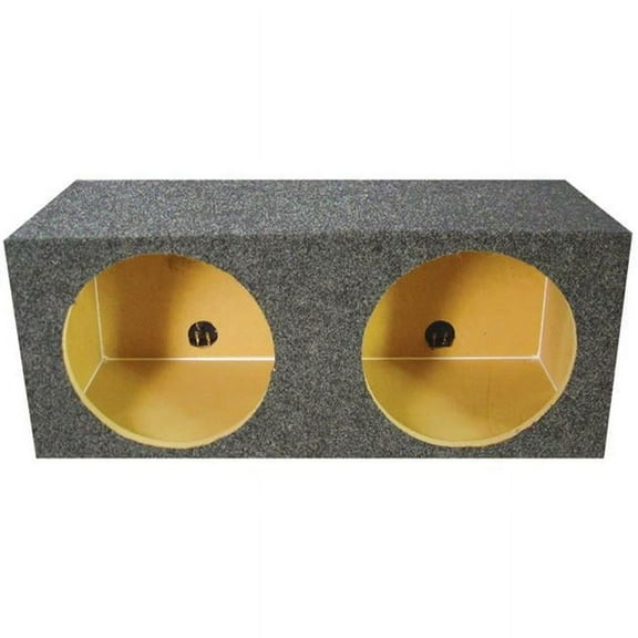 Qpower QMPSQ10E 10 in. Square Style Empty Woofer Box