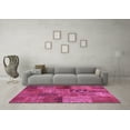 thumbnail image 3 of Ahgly Company Indoor Rectangle Patchwork Purple Transitional Area Rugs, 6' x 9', 3 of 4