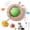 C, variant on Electric Plush Cat Toy Ball, Interactive Cat Toys for Indoor Cats,Motion Activated Automatic Moving Ball with Lights,Electric Self Rotating Ball with Chirping, Fluffy Tail and Bunny Ears