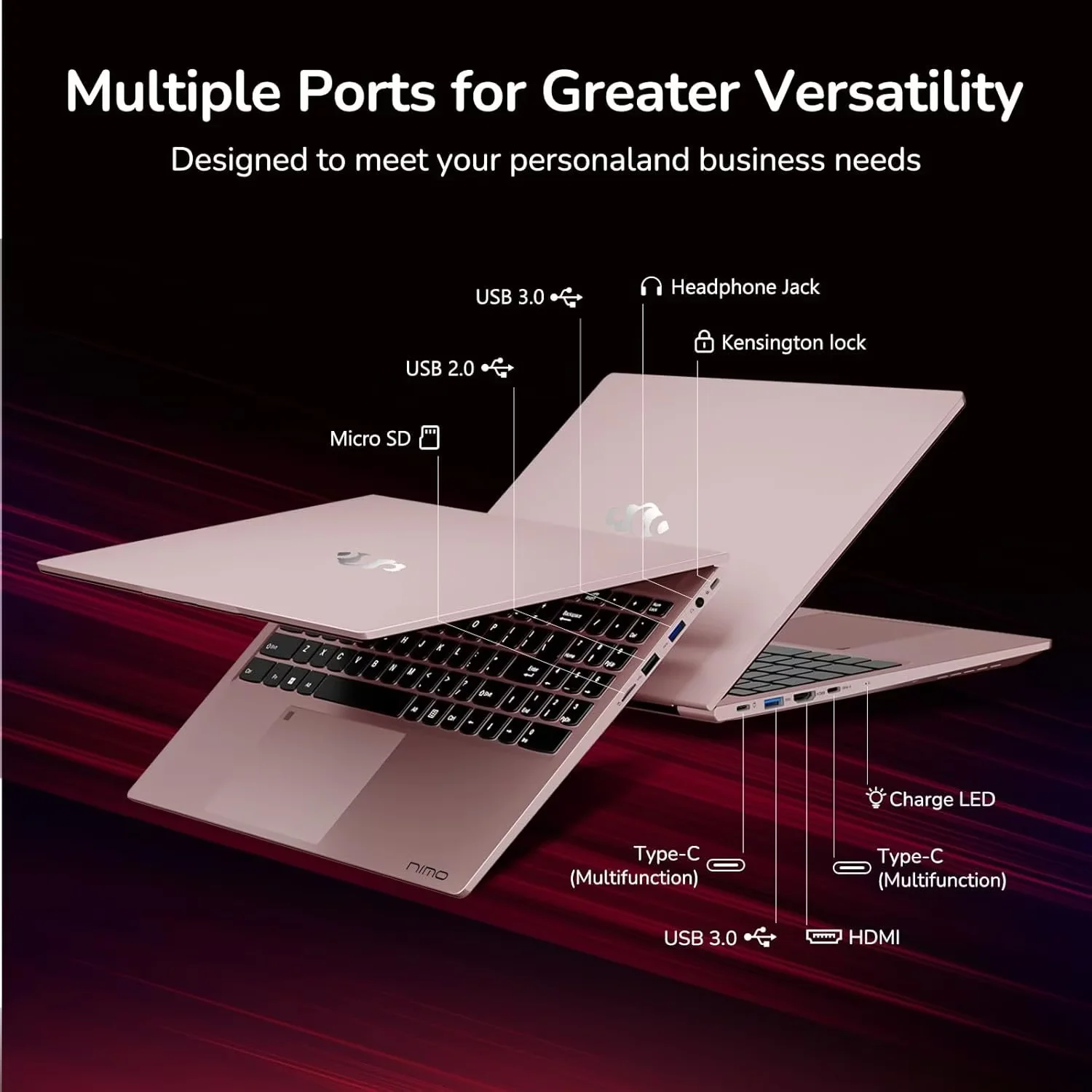 15.6" IPS FHD Gaming Laptop 8 Cores AMD Ryzen 7 6800H(Beat Intel i7-12700H, Up to 4.7GHz) 16GB DDR5 RAM 1TB SSD AMD Radeon 680M GPU-Business RoseGold Laptop 100W Type-C Backlit Keyboard Fingerprint