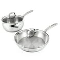 thumbnail image 3 of BergHOFF Belly Shape 7pc 18/10 Stainless Steel Cookware Set with Glass Lids, 3 of 8