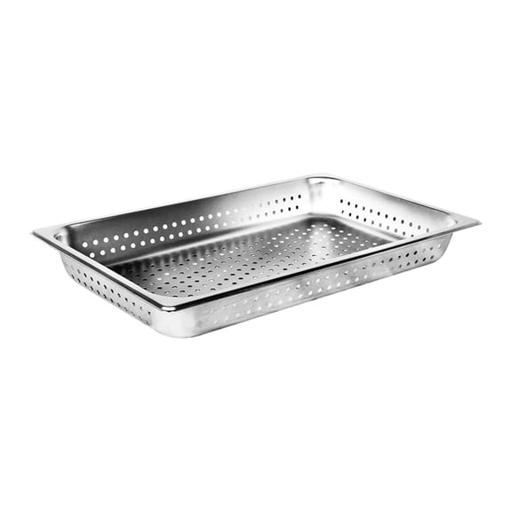 Excellante Full Size 2-Inch Deep Perforated 24 Gauge Pans