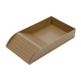 thumbnail image 4 of Plato de comida para tortuga, terrario, decoraciones con rampa, plato de agua para reptiles, alimentador de tortugas para camaleón, serpiente, dragón Marrón L, 4 of 8