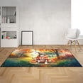 thumbnail image 2 of Hello Fall Pitbull Football Welcome Autumn with Leaves Pumpkins Indoor Rug Terrier Dog Lover Carpet Living Bed Room Sofa Home Decor - 00012, 2 of 5
