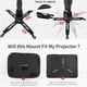 thumbnail image 3 of Soporte para proyector Tonalee para pared/techo con altura ajustable, 3 of 8
