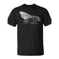 thumbnail image 2 of SR Realistic Graphic Fly Insect For Pilots T-shirt, 2 of 5