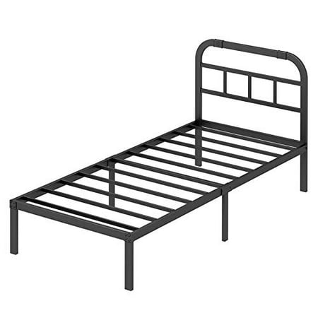 Twin XL Bed Frame with Headboard, ZIYOO 3000LBS Heavy Duty Bed Frame ...