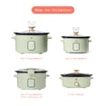 thumbnail image 6 of Beautiful 4Qt Slow Cooker with Touch-Activated Display, Sage Green by Drew Barrymore, 6 of 10