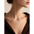 thumbnail image 2 of Collares Para Mujer Plata 925 Dijes Collar Luna Estrella Corazón Cadena De Oro 18K/ Plata 925/ Oro Rosa Gargantilla Minimalista Joyeria Para Mujer Accesorios, 2 of 4
