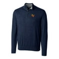 thumbnail image 2 of Men's Cutter & Buck Navy Las Vegas Aviators Lakemont Tri-Blend Quarter-Zip Pullover Sweater, 2 of 3