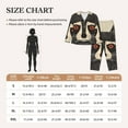 thumbnail image 4 of Salouo Retro Raccoon Graphic Print Pattern Women's Pajamas Set Long Sleeve Button Down Sleepwear Soft Pj Lounge Sets for women 2 Piece Pjs Set with Long Pants-Large, 4 of 7