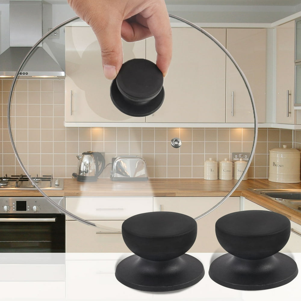 2pcs Durable Universal Pot Lid Knob Handle Plastic Knobs Cookware
