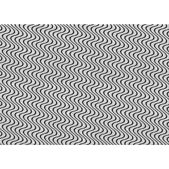 Ahgly Company Machine Washable Indoor Rectangle Transitional Platinum Gray Area Rugs, 6' x 9'