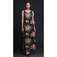 thumbnail image 4 of Bimba Robe Longue Décontractée en Rayonne Florale pour Femmes Bretelles Spaghetti Maxi Robe d'Été-moyenne, 4 of 5