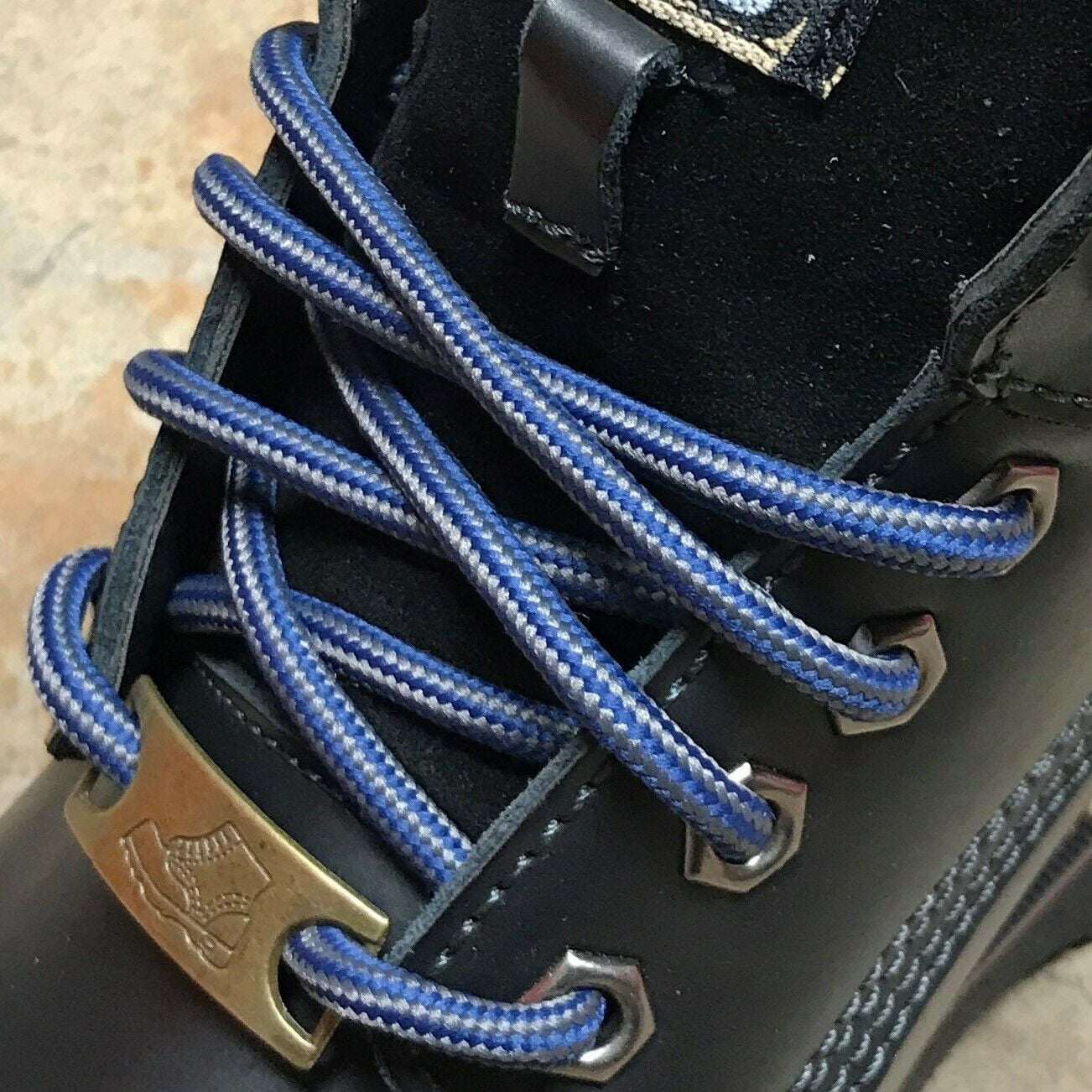 3 Pairs Heavy duty Round Strings Boot Laces Shoelaces for Military Hiking Motorcycle Boots Shoe