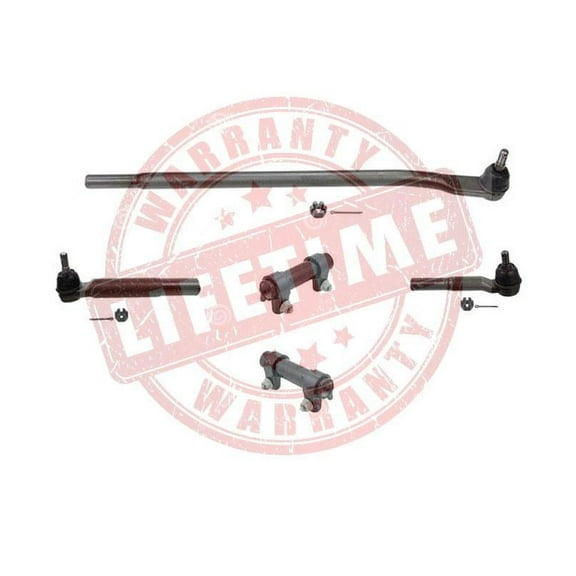 Drag Links & Tie Rods 5pc 2008-2012 4 Wheel Drive for RAM 2500 4x4 5pc Kit