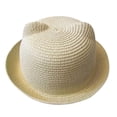 thumbnail image 2 of AOMPMSDX Baby Care Summer Baby Hat Cap Children Breathable Hat Straw Hat Kids Hat Boy Girls Hats Beige One Size, 2 of 3