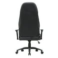 thumbnail image 6 of Gra Faux Leather Gaming Chair, Black and Brown, 6 of 8