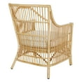 thumbnail image 4 of Maui Chair with Cream Cushion and Natural Washed Rattan Frame, 4 of 7