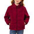 thumbnail image 3 of Boys Girls Jacket Lightweight Fall Spring Soft Anti-Pilling Lightweight Jacket Winter Thermal Outwears (), 3 of 5