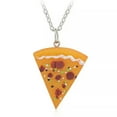thumbnail image 7 of HOOUN Pizza pendant necklace men women family friendship friends gift jewA-lq@, 7 of 7