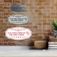 thumbnail image 5 of Signs ByLITA Victorian I'm on a Gin & Tonic Diet I've lost 2 days Sign (Brushed Gold) - Small, 5 of 8