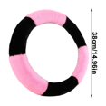 thumbnail image 3 of HOARBOEG Steering Wheel Cover Special Winter General Warm Non Slip Lint Online Celebrities Car Steering Wheel Cover, 3 of 6