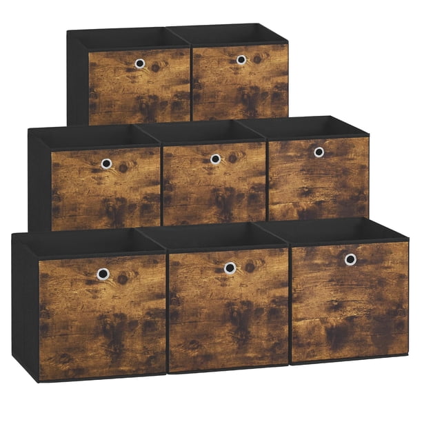 Set de 8 Cubos de Almacenamiento SONGMICS Plegables de Tela 33x33x33 cm