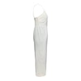 thumbnail image 3 of Vestido George para Mujer Jumpsuit Cuello V Botones Frontales Tirante Delgado Beige Talla G, 3 of 4