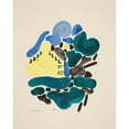thumbnail image 3 of David Kakabadzé 12x14 Black Modern Framed Museum Art Print Titled - Abstraction Based on Flower Forms,&nbsp;I (1921), 3 of 5