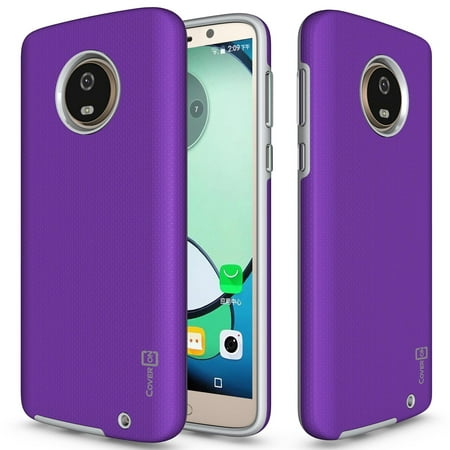 CoverON Motorola Moto G6 Plus Case, Rugged Series Protective Hybrid Phone Cover