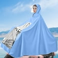 thumbnail image 4 of Poncho de Pluie Unisexe pour Moto, Cape de Pluie Électrique pour Moto, Cape de Pluie Imperméable, Lavable, Réutilisable, Imperméable pour Scooter de Mobilité, 4 of 8