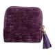 thumbnail image 2 of Estuche organizador de joyas de viaje pequeño, elegante, con cadenas y brazaletes. Violeta oscuro, 2 of 6