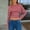 #614-Red, variant on Wowcloth Women's Striped Bell Sleeve Knit Top, Round Neck with Cinched Waist for Casual and Daily Wear