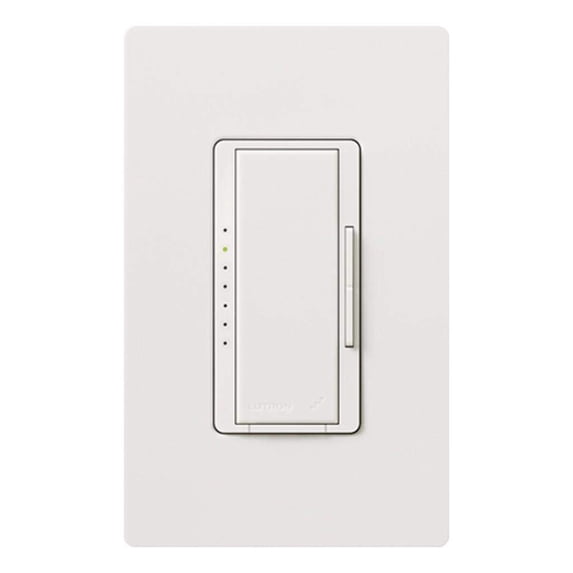Lutron 21276 - 120 volt Snow Single-Pole / 3-Way LED / Incandescent Wall Dimmer Switch