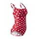 thumbnail image 4 of MKLEKYY Trajes De Baño Mujer Women Floral Printed Straps Jumpsuit Swimsuit Swimwear Bathing Beach Sexy Bikini Swimwear, 4 of 5