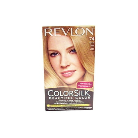 revlon colorsilk 74 medium blonde