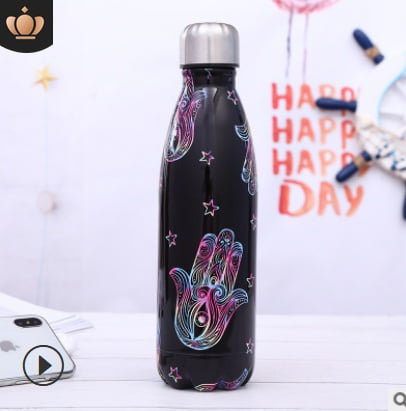 Stainless Steel Vacuum Insulated Water Bottle Drinks Flask Thermoses Chilly Hot 